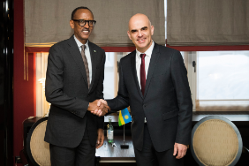 Paul Kagame et Alain Berset