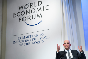Alain Berset al incontro WEF